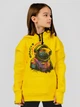 Худі дитяче Dubhumans Spacy Capy Mood (Капібара) Жовта M (134-140 см) (CAPSP-HK-LY-M) - зображення 2