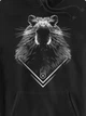 Худі дитяче Dubhumans Capybara Монохром Чорне S (122-128 см) (CAPM-HK-B-S) - зображення 3