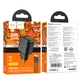 Мережевий зарядний пристрій Hoco CS23A 1 USB/1USB-C PD/QC 30W+Type-C to Type-C Чорний - зображення 2