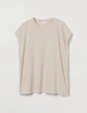 Майка H&M Ж1104669 (09790663) колір бежевий M - изображение 1