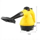 Багатофункціональний електричний ручний пароочисник для дому Steam Cleaner DF-A001 потужністю 1000 Вт з різними насадками - зображення 6