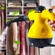 Багатофункціональний електричний ручний пароочисник для дому Steam Cleaner DF-A001 потужністю 1000 Вт з різними насадками - зображення 8