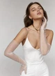 Фатиновые длинные перчатки однотонные honey fashion accessories one size (S/M/L) белый (7-21) - изображение 2