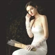 Фатиновые длинные перчатки однотонные honey fashion accessories one size (S/M/L) белый (7-21) - изображение 4