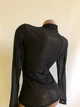 Жіноча прозора сіточна кофтинка гольф водолазка блузка Honey Fashion Accessories M/L/XL чорний (10-114) - изображение 7