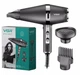 Фен для волос VGR V-451 Professional Salon Hair Dryer Black 2000 Вт с ионизацией 3 насадки - изображение 6