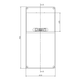 Щит з розетками 2x16A 4P, 2xSchuko, IDE CSN9PT/RR на 9 модулів IP44 SV9301 - зображення 2