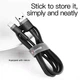 Кабель Baseus USB - Lightning 1метр 2.4A Cafule Black/Gray (CALKLF-BG1) - зображення 6