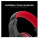 Игровые наушники с микрофоном Jedel GH269 RGB 7.1 Channel Balck-Red - изображение 8