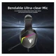 Игровые наушники с микрофоном Jedel GH269 RGB 7.1 Channel Balck-Red - изображение 9