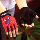 Перчатки велосипедные Sporty беспалые детские спортивные Spidey Red L - изображение 3