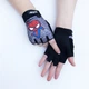 Рукавички велосипедні Sporty безпалі дитячі спортивні Spidey Gray L - зображення 6