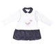 Костюм з сарафаном для дівчинки Just Kids W-W23082 62 см Білий - зображення 1