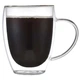 Набор кружек с двойным дном con brio cb-8430-2 300 мл 2 шт, стаканы с двойным дном набор, чашки для кофе - изображение 1