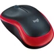 Мышь компьютерная Logitech M185 беспроводная 1000dpi Черный с красным (910-002237) - изображение 2