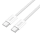 Кабель HOCO Source 60W charging data Cable Type-C to Type-C X104 |2M| білий - зображення 2