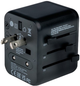 Ładowarka sieciowa Verbatim Travel Adapter 12W 2 x USB-A UTA-1 Black (23942495437) - obraz 4