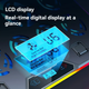 Підставка для ноутбука VHG K15C з RGB-підсвічуванням та підставкою для телефону, Laptop Cooling Pad, Black - зображення 5