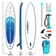 Надувная SUP доска AERO Board 2.0 (365х15х80см) 12' Blue Ocean - изображение 1
