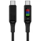 Дата кабель Acefast C7-03 Type-C to Type-C 100W (1.2m) Black - изображение 1