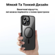 Чехол для iPhone 16 Pro Max c Magsafe Rock Guard Series Crystal Titanium Black - изображение 2