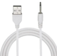 Зарядный кабель USB для вибро массажеров 2,5 мм (17 мм) / Белый - изображение 3