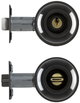 Ручка-кноб TESA KnobSet 3900U0 UNIV BS60/70 мм 3KEY 33-52 мм наскрізь Bola комплект Чорний нікель (TES-3900U0MB) - зображення 4