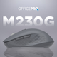 Миша OfficePro Silent Click Wireless/Bluetooth Gray (M230G) - зображення 5