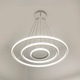Керована світлодіодна люстра LATTE 75W 3R-ON/OFF-600x1100-WHITE/WHITE-220-IP20 - зображення 7
