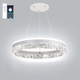 Управляемая светодиодная люстра STELLA ICE 80W R-APP-500x1200-WHITE/CLEAR-220-IP20 - изображение 1