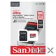 Карта памяти SANDISK microSDXC Ultra 256GB UHS-I A1 Class 10 + SD-adapter (SDSQUAC-256G-GN6MA) - изображение 5