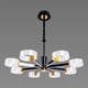 Светодиодные акриловые люстры Sirius N 3705-8 BLACK GD - изображение 2
