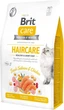 Сухий корм Brit Care Cat GF Haircare Healthy & Shiny Coat для для кішок з довгою шерстю які вимагають догляду за шкірою і шерстю з лососем і куркою 2 кг (171306) - зображення 1