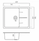 Кухонная мойка Platinum 6250 ZIRKONE матовый Сафари (SP000040790) - изображение 7