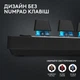 Клавіатура бездротова Logitech G Pro X TKL LightSpeed Black (920-012136) - зображення 4