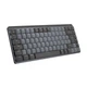 Клавиатура беспроводная Logitech MX Mechanical Mini Minimalist Graphite (920-010780) - изображение 1