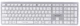 Клавіатура бездротова A4Tech FBX50C White - зображення 1