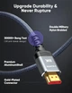 Кабель Highwings HDMI 2.1 [Certified Ultra High Speed HDMI] 48Gbps 8K@60Hz 4K@120Hz 2м сірий (HW-8K-2M-2P) - зображення 5