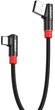 ​Кабель SUNGUY Type A для Type-C USB2.0, 3.6A, 0.3м чорний - зображення 1