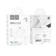 Мережевий зарядний пристрій Hoco C112A Advantage PD/30W, з протоколами PPS, QC3.0/2.0, Type-C to Type-C Cable White - зображення 1
