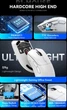Геймерська акумуляторна бездротова (Bluetooth + 2,4G) миша Attack Shark R1, PixArt PAW3311, 18000DPI, White/БІЛА (R1-3311W) - изображение 3