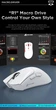 Геймерська акумуляторна бездротова (Bluetooth + 2,4G) миша Attack Shark R1, PixArt PAW3311, 18000DPI, White/БІЛА (R1-3311W) - изображение 14