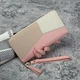Жіночий гаманець портмоне клатч Lady wallet 19 х 10 Рожевий - изображение 2