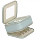 Шкатулка Casegrace SP-01167 Blue для украшений и ювелирных изделий портативная с зеркалом - изображение 4