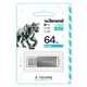 USB флеш накопитель Wibrand 64GB Cougar Silver USB 2.0 (WI2.0/CU64P1S) - изображение 2