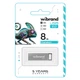 USB флеш накопитель Wibrand 8GB Chameleon Silver USB 2.0 (WI2.0/CH8U6S) - изображение 2
