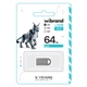 USB флеш накопитель Wibrand 64GB lynx Silver USB 2.0 (WI2.0/LY64M2S) - изображение 2