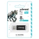 USB флеш накопитель Wibrand 8GB Cougar Black USB 2.0 (WI2.0/CU8P1B) - изображение 2