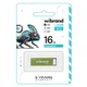 USB флеш накопитель Wibrand 16GB Chameleon Green USB 2.0 (WI2.0/CH16U6LG) - изображение 2