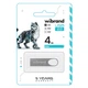 USB флеш накопитель Wibrand 4GB Irbis Silver USB 2.0 (WI2.0/IR4U3S) - изображение 2